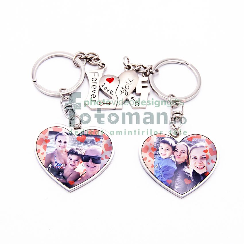 Breloc personalizat cuplu 