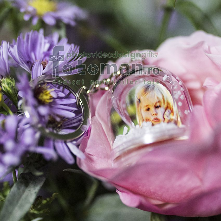 Breloc personalizat glob