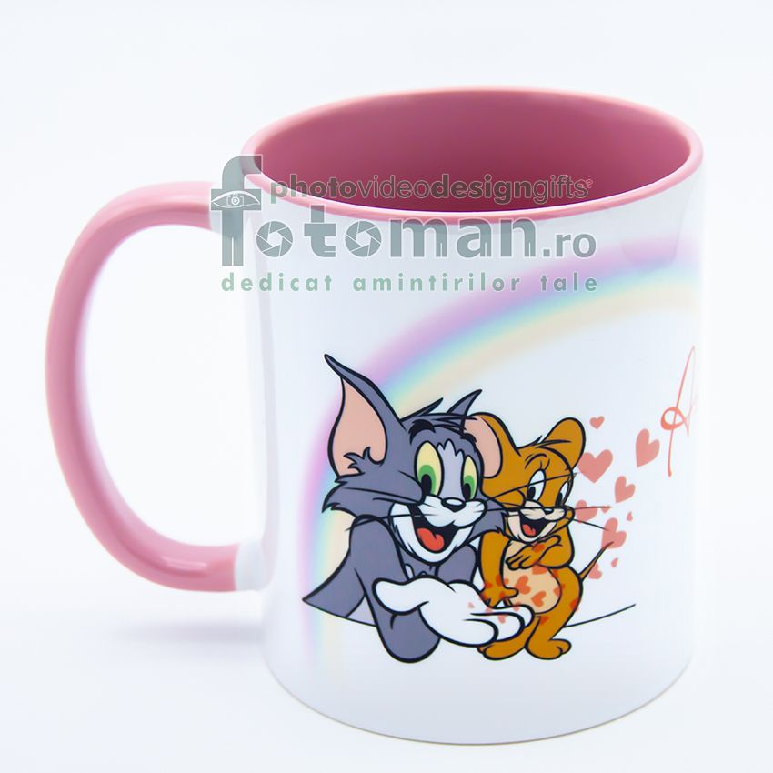 Cana alba cu interior roz