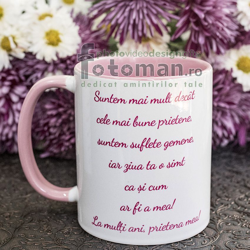 Cana alba cu interior roz