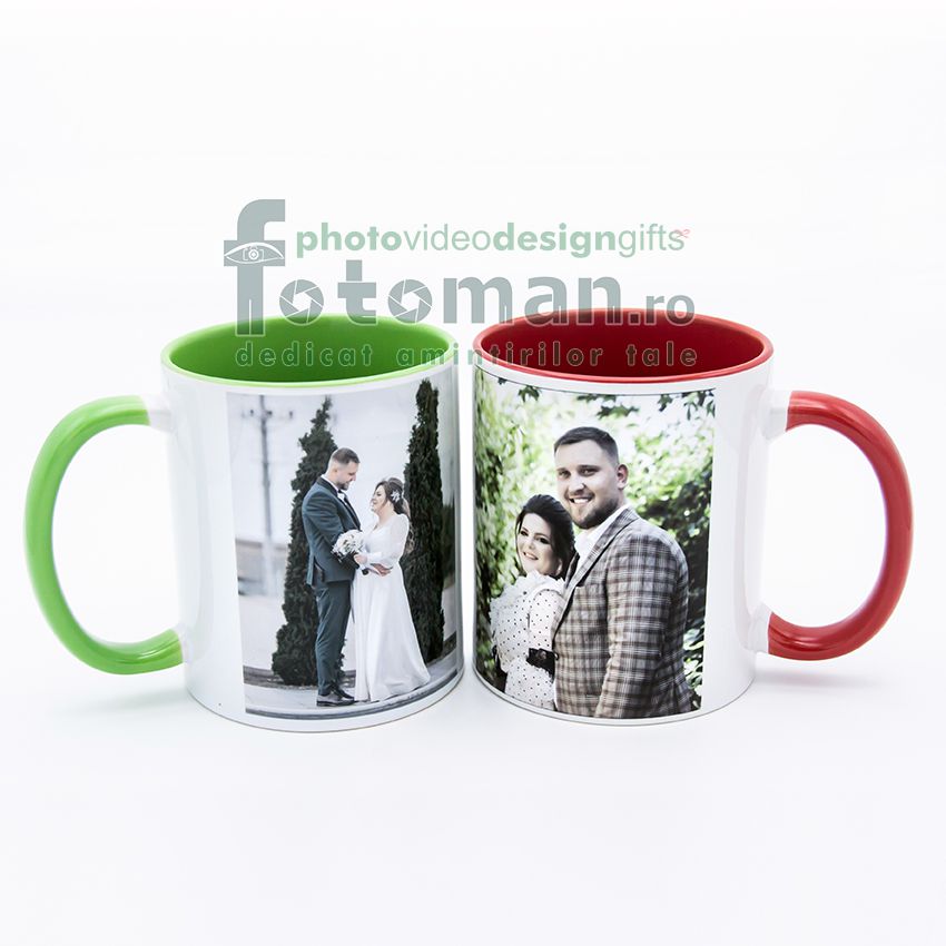 Cana alba cu interior verde