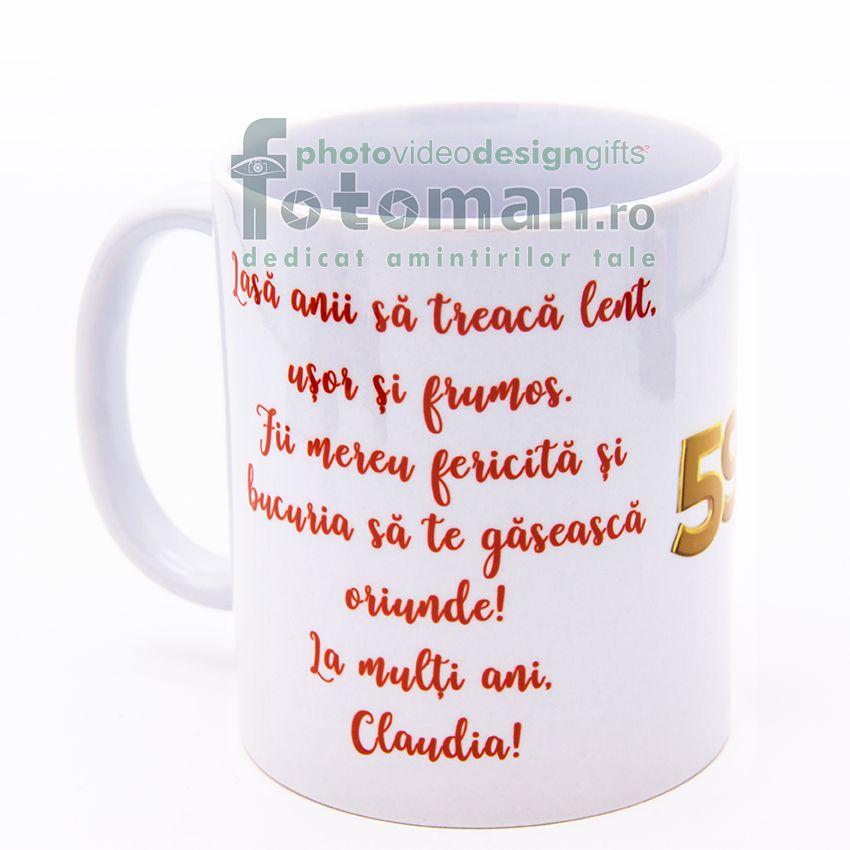 Cana aniversara alba