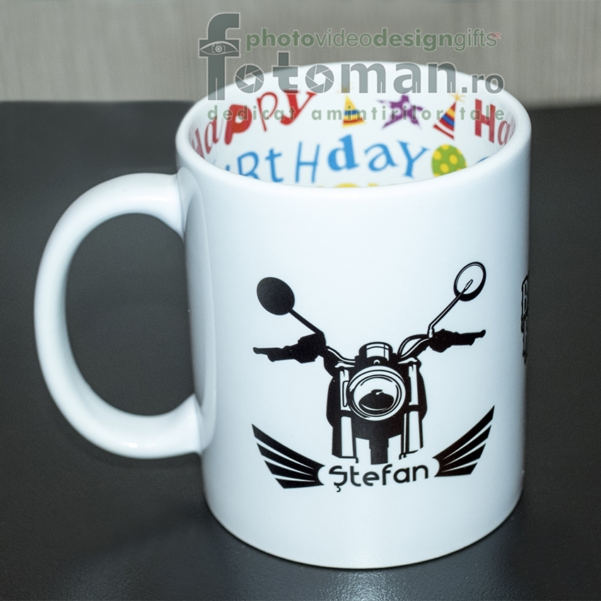 Cana personalizata Happy Birthday