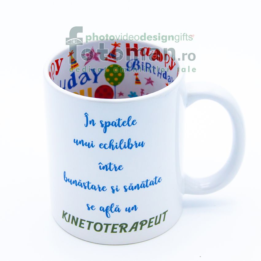Cana personalizata Happy Birthday