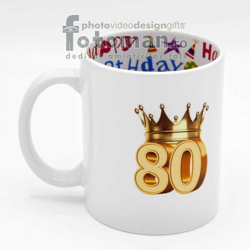 Cana personalizata Happy Birthday