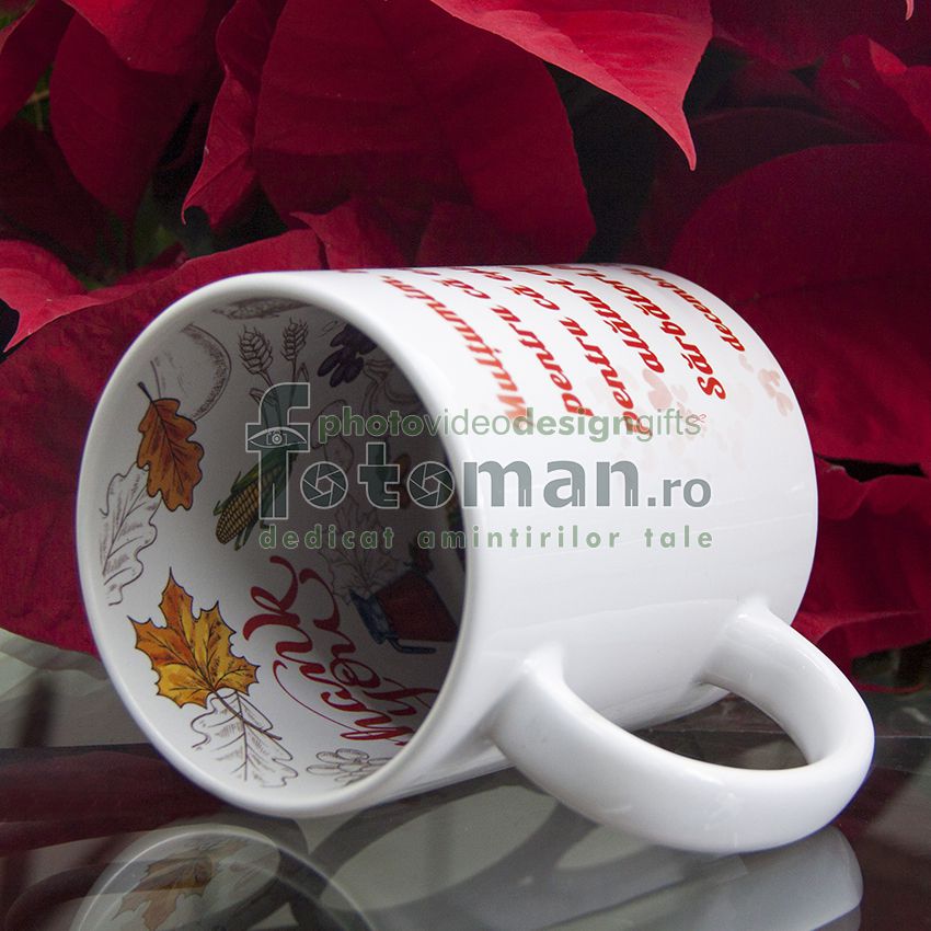 Cana personalizata Thank You