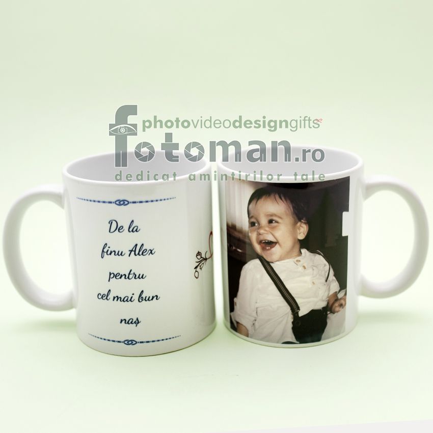 Cani personalizate albe