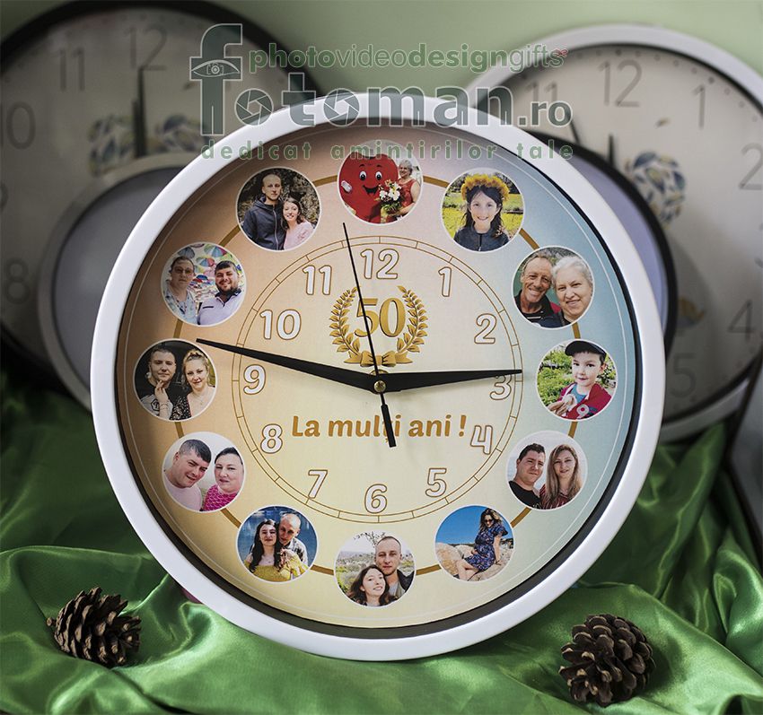 Ceas personalizat 12 poze