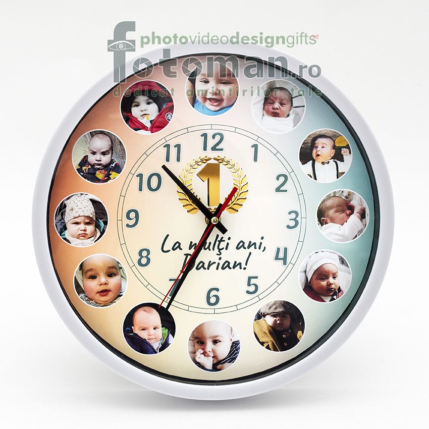 Ceas personalizat 12 poze