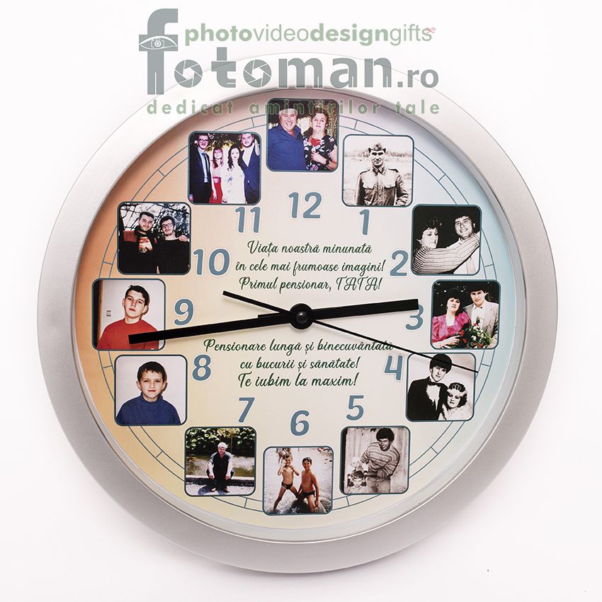 Ceas personalizat 12 poze
