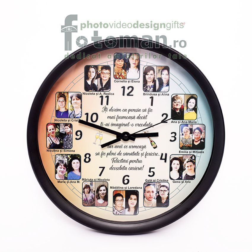 Ceas personalizat 12 poze