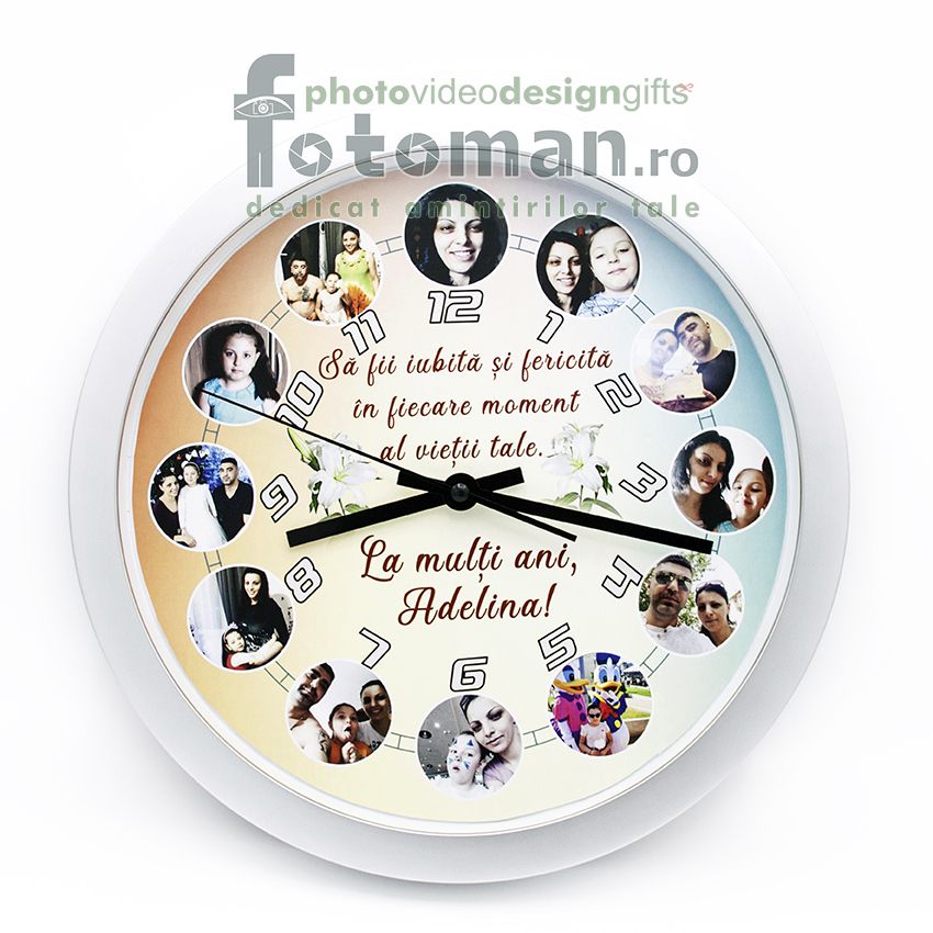 Ceas personalizat 12 poze