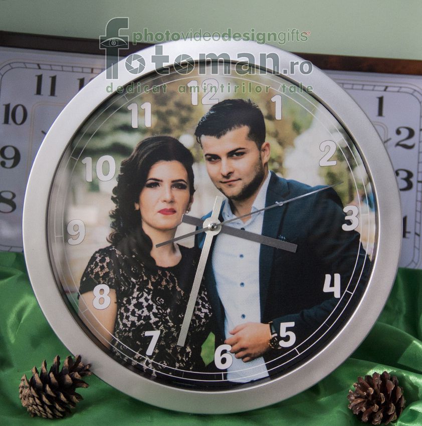 Ceas personalizat de perete-mare