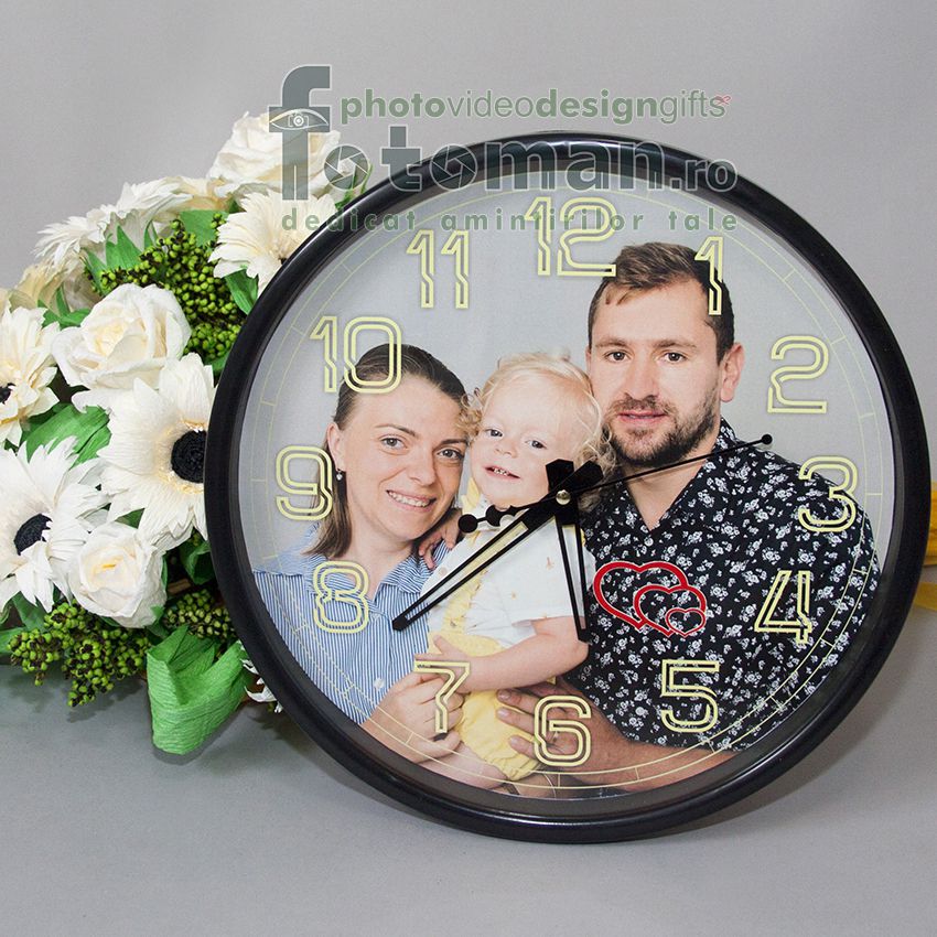 Ceas personalizat de perete-mare