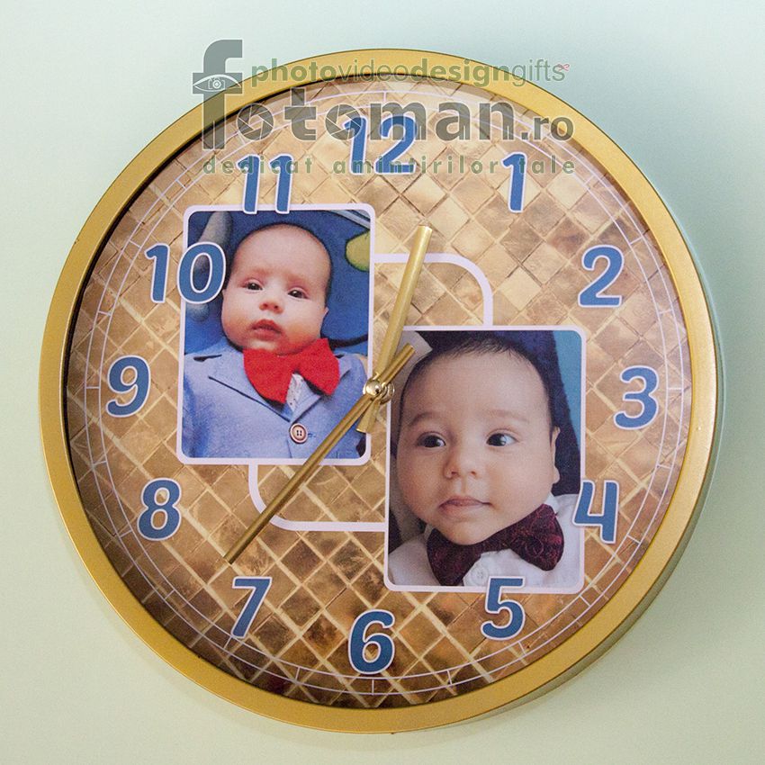 Ceas personalizat de perete-mare