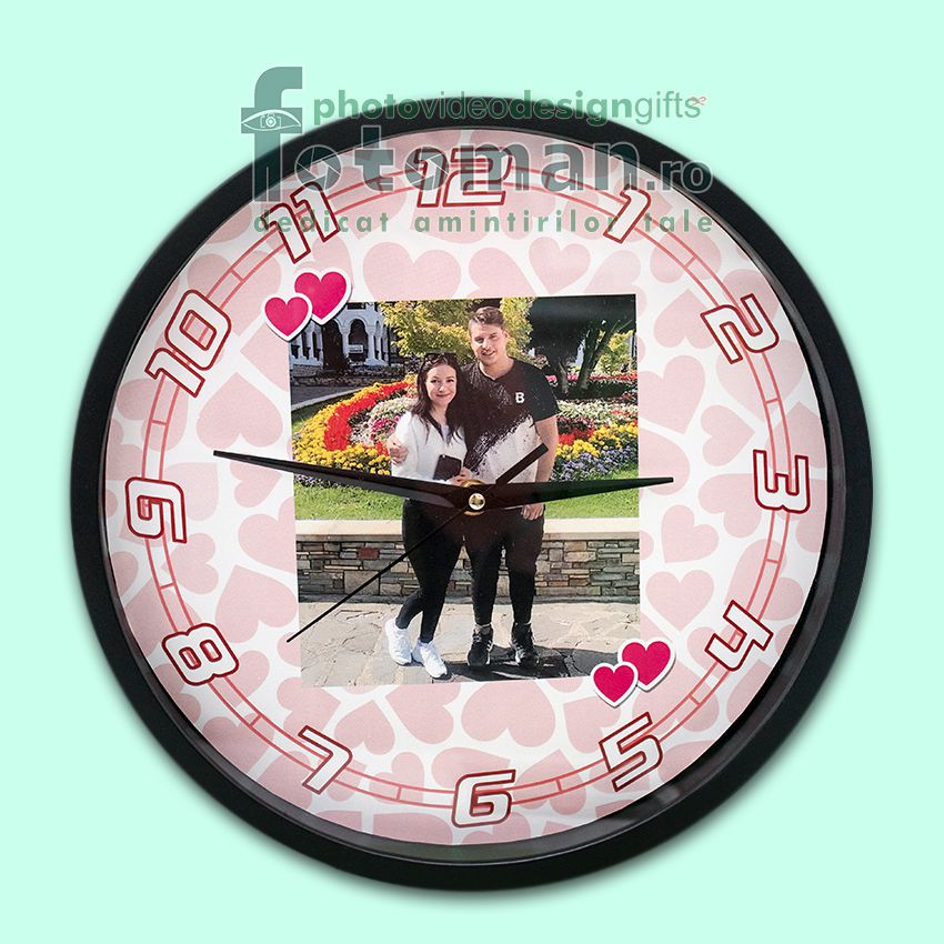 Ceas personalizat de perete-mare