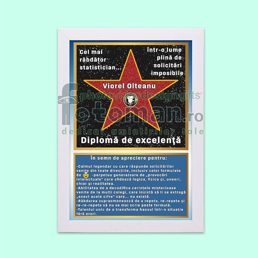 Diploma Steaua Recunostintei