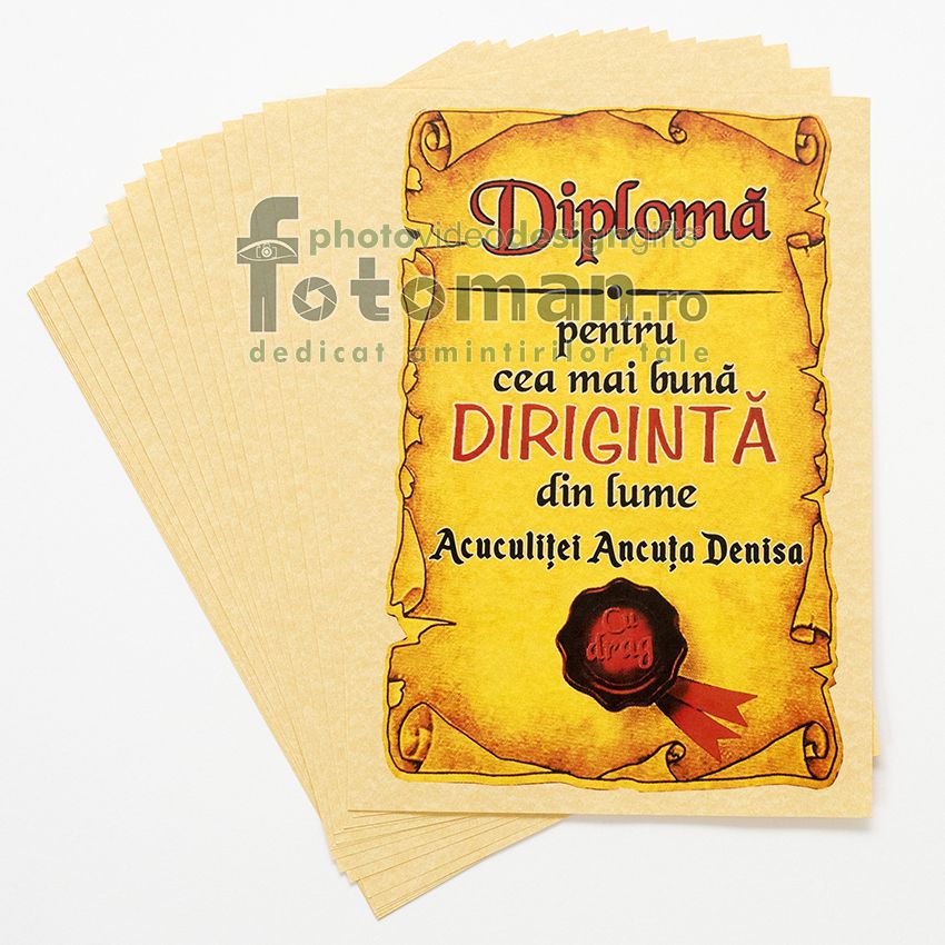 Diplome personalizate A4