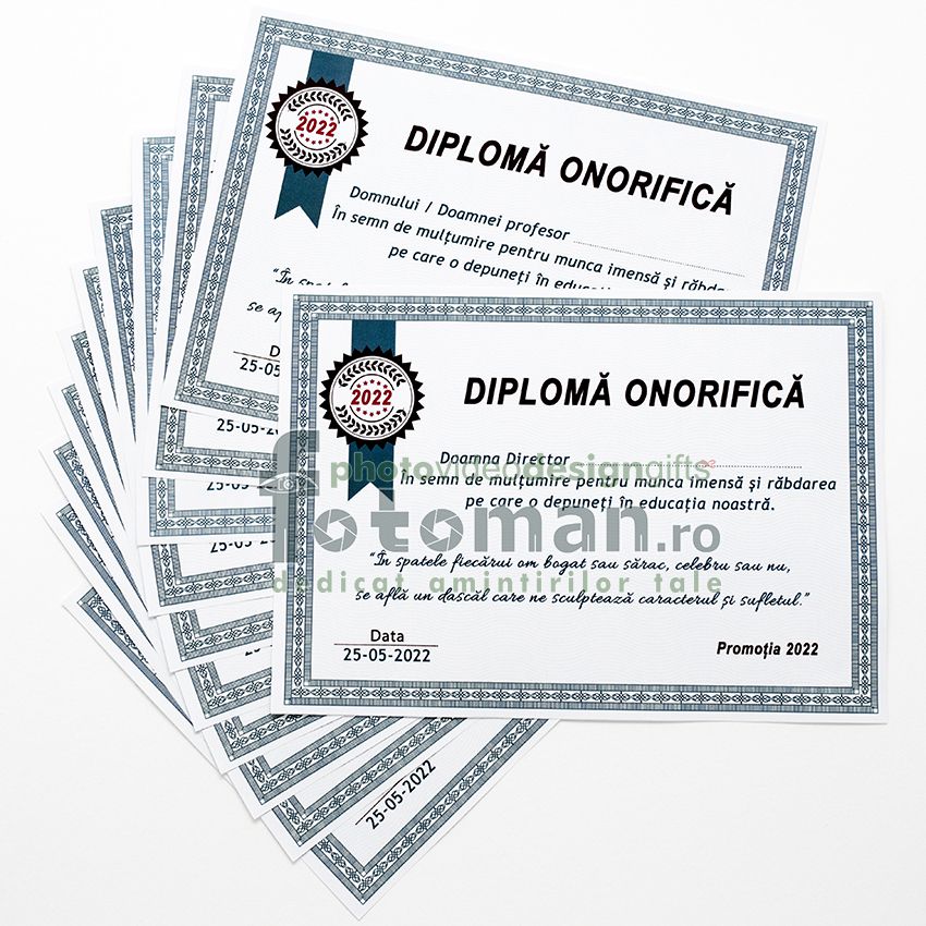 Diplome personalizate A4