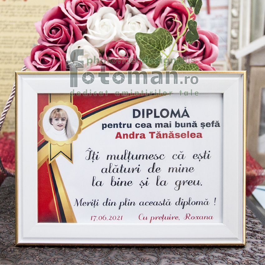 Diplome personalizate inramate