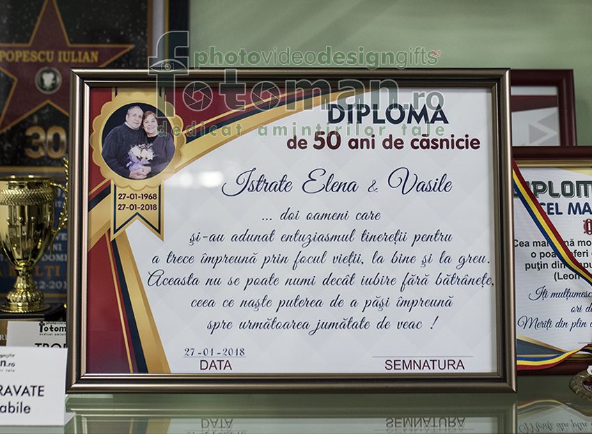 Diplome personalizate inramate