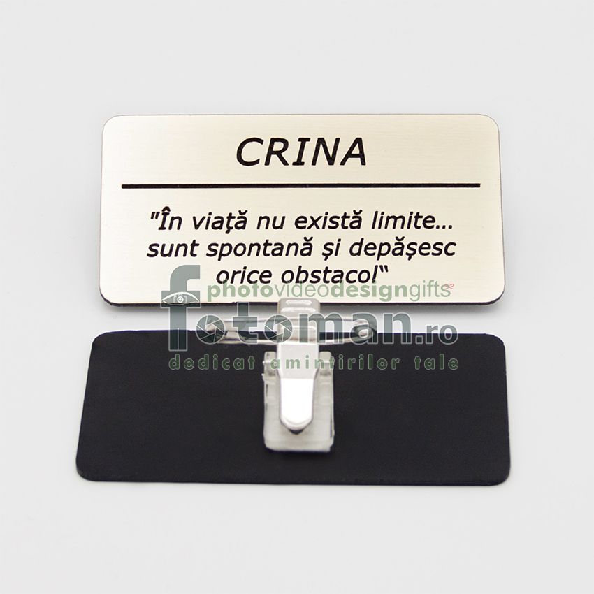 Ecusoane personalizate gravate-dreptunghi