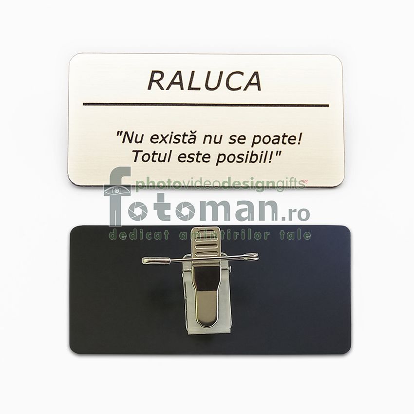 Ecusoane personalizate gravate-dreptunghi