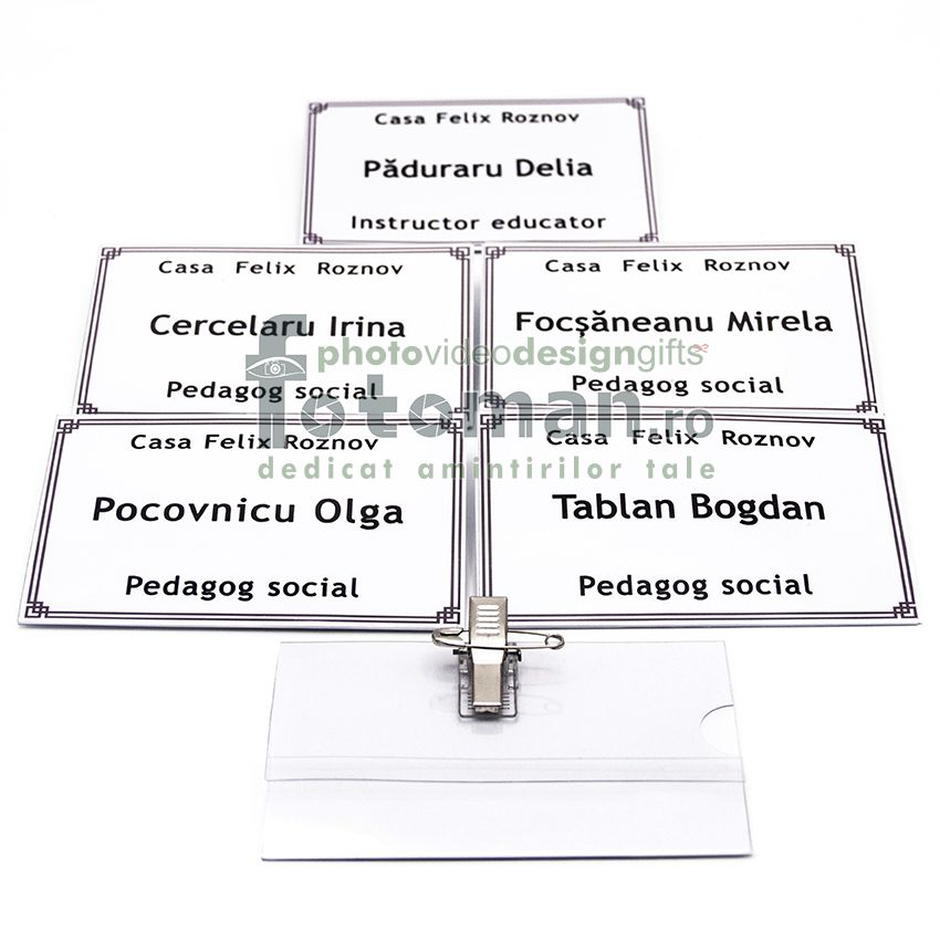 Ecusoane personalizate transparente