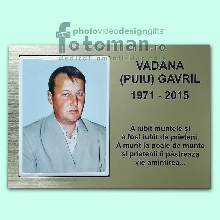 Fotoceramica funerara personalizata