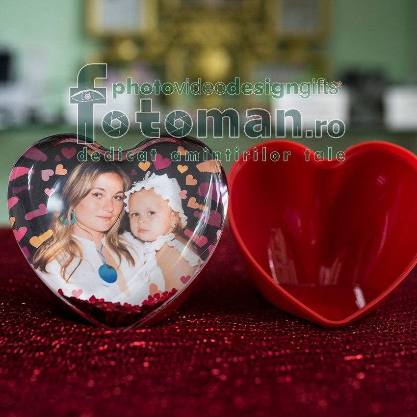 Glob foto personalizat-caseta