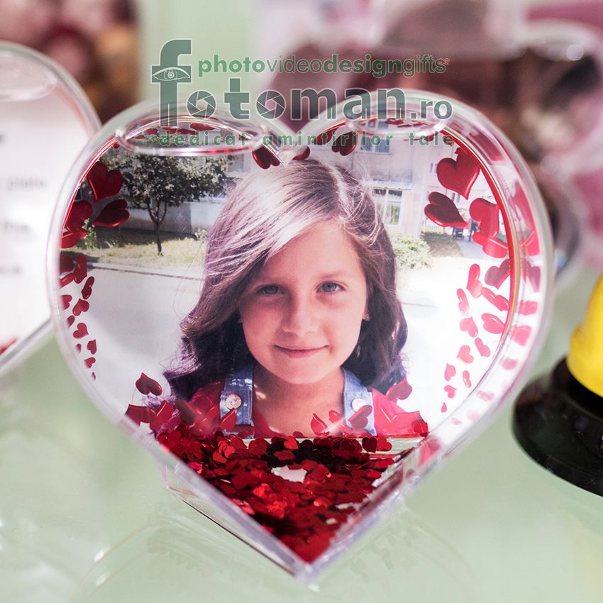 Glob foto personalizat-inima