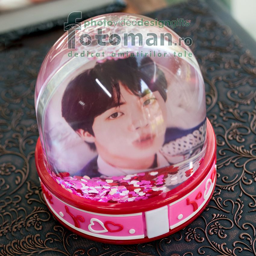 Glob foto cu Led personalizat-love
