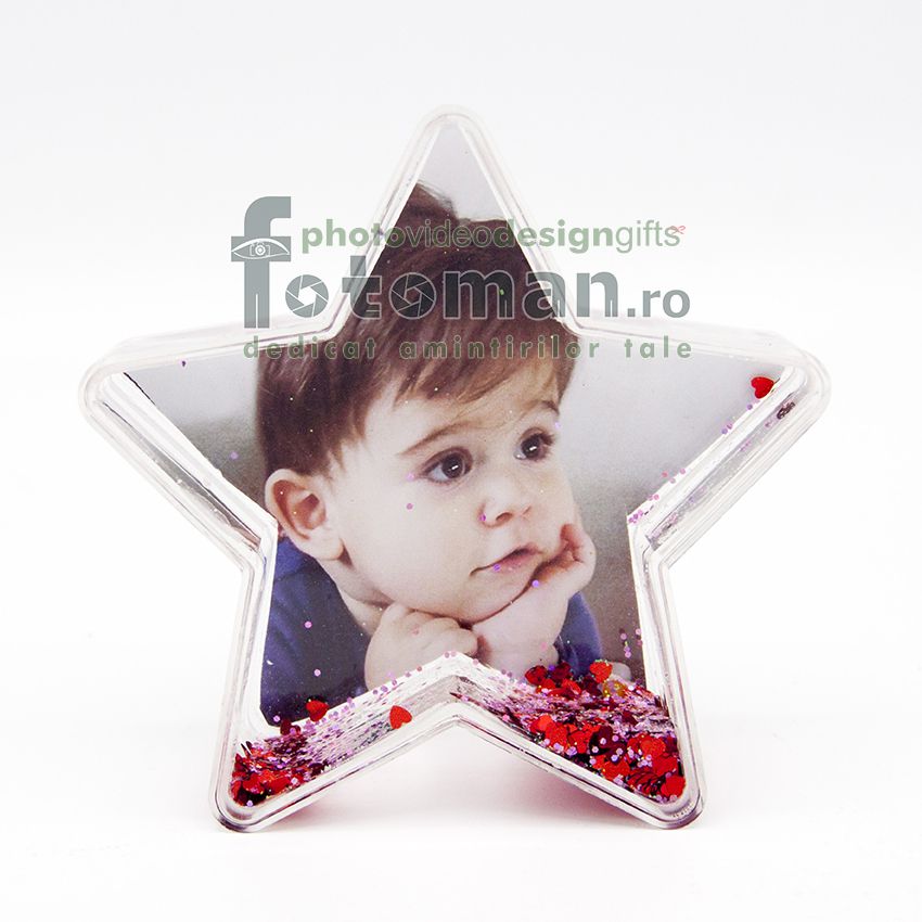 Glob foto personalizat-stea