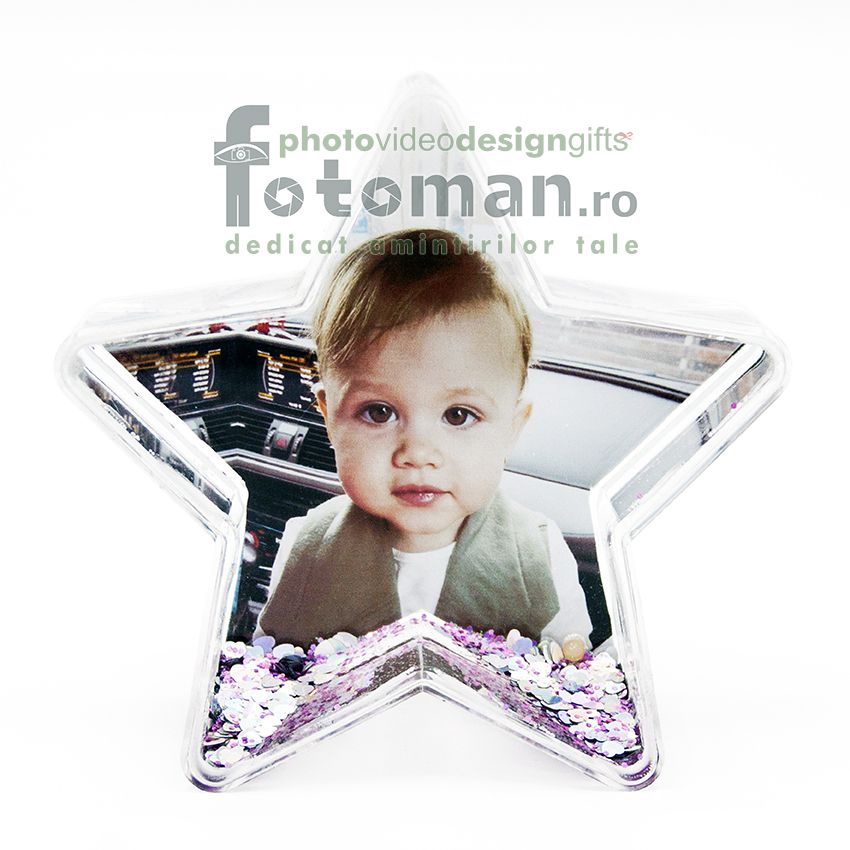 Glob foto personalizat-stea