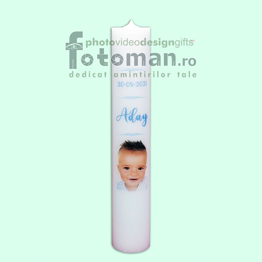 Lumanare mare de botez