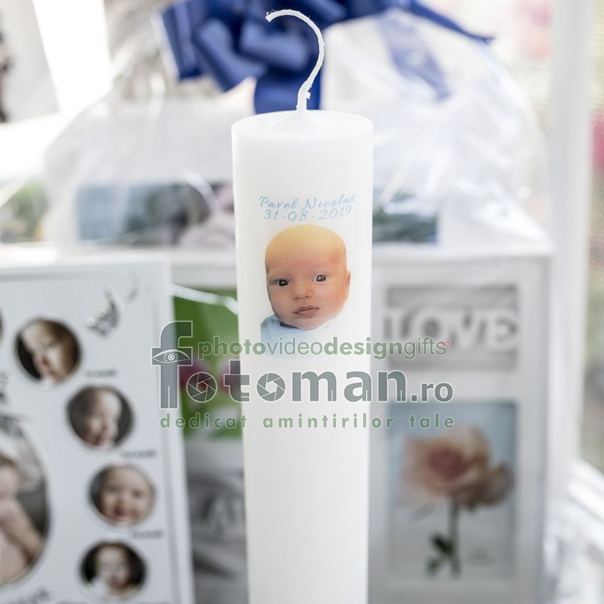 Lumanari botez personalizate