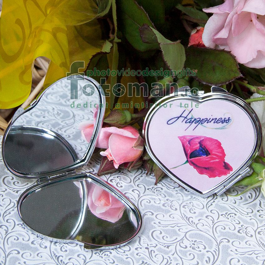 Oglinda personalizata inima