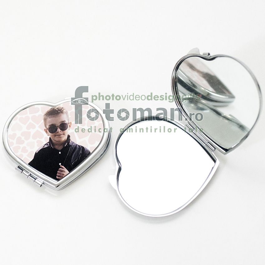 Oglinda personalizata inima