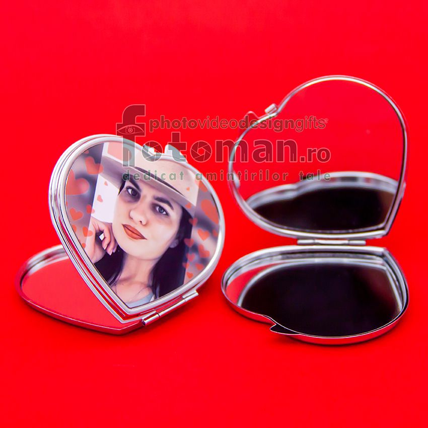 Oglinda personalizata inima