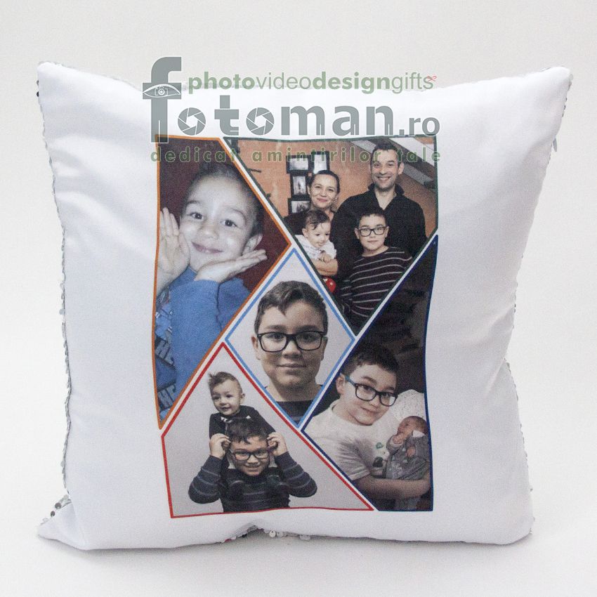 Perna personalizata (cu paiete color reversibile) 