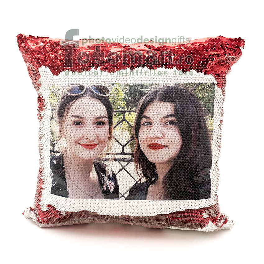 Perna personalizata cu paiete reversibile
