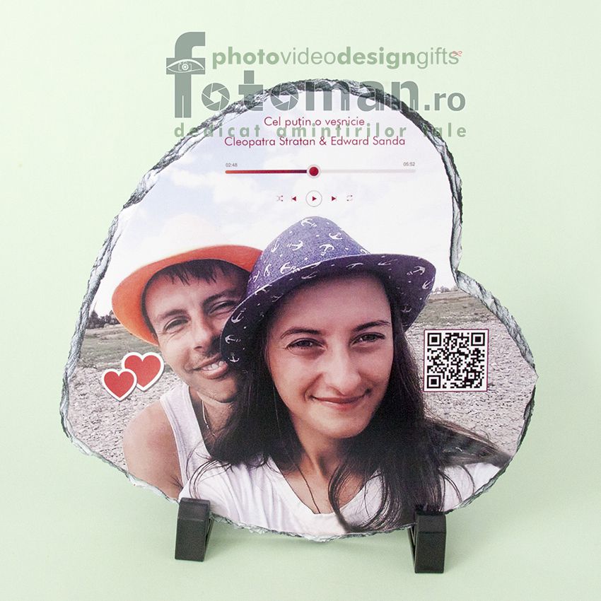 Piatra inima Youtube (cu cod QR scanabil)