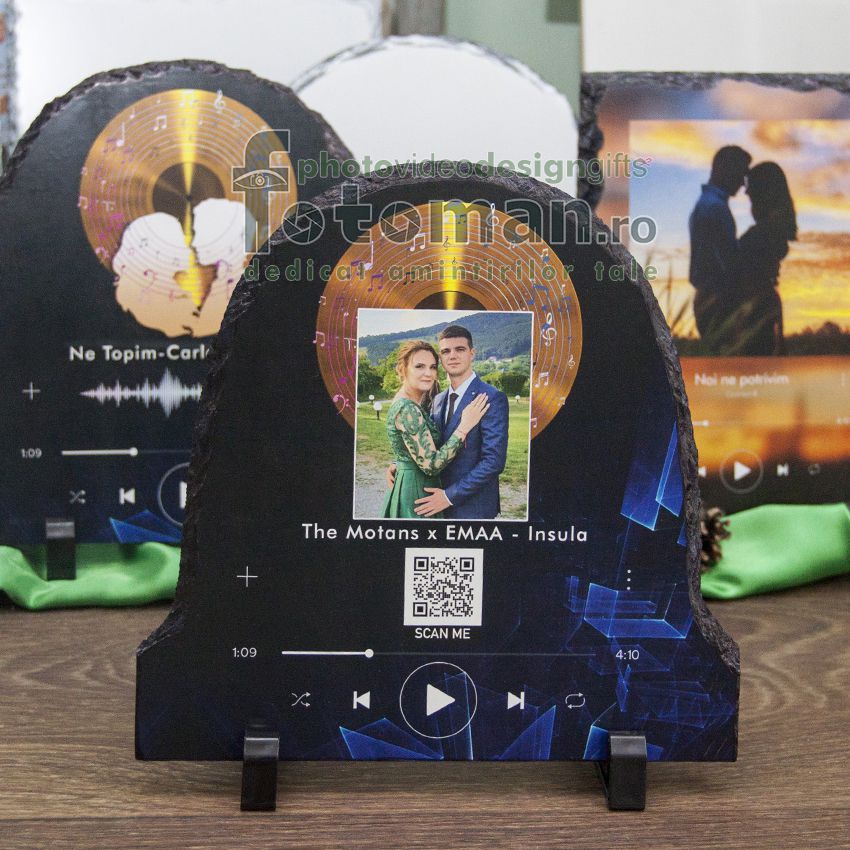 Piatra muzicala Youtube (cod QR)