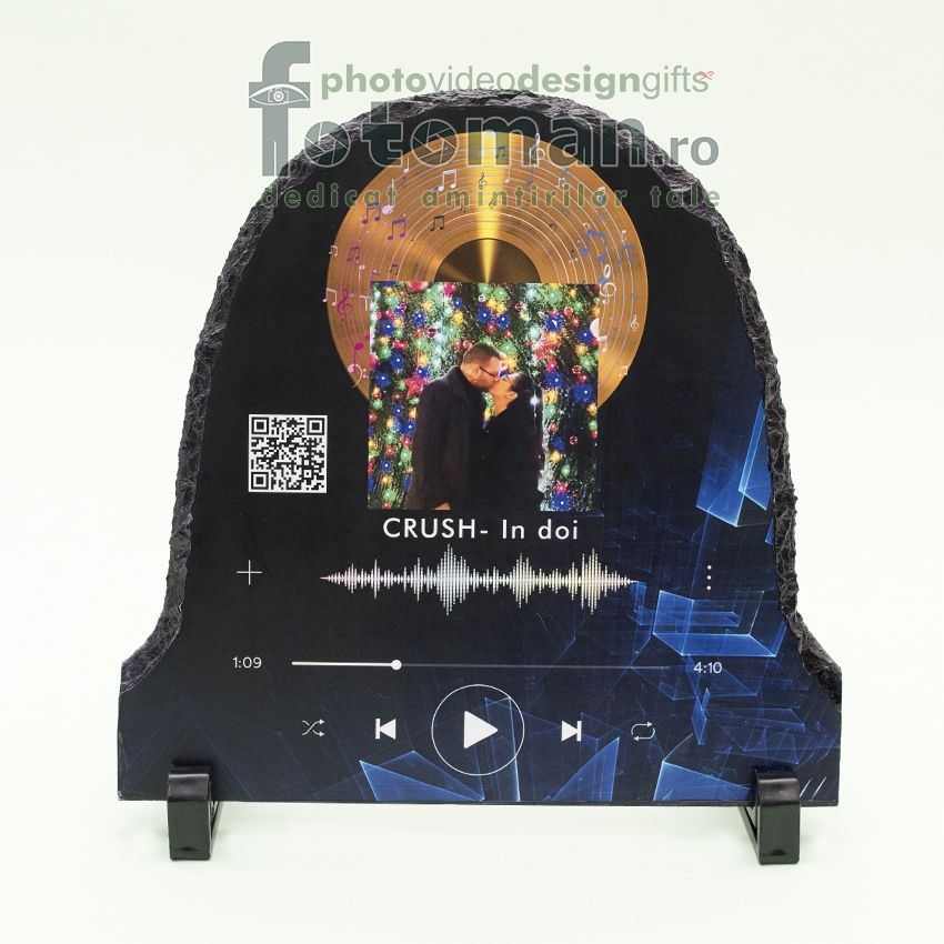 Piatra muzicala Youtube (cod QR)