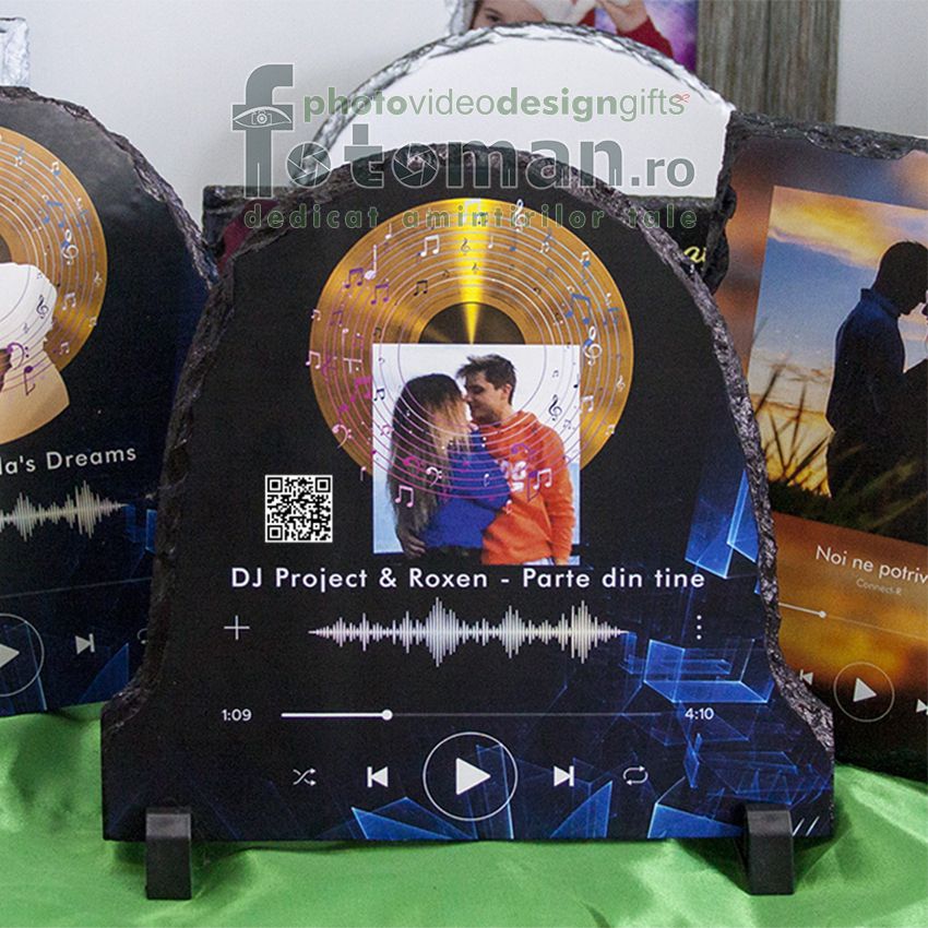 Piatra muzicala Youtube (cod QR)