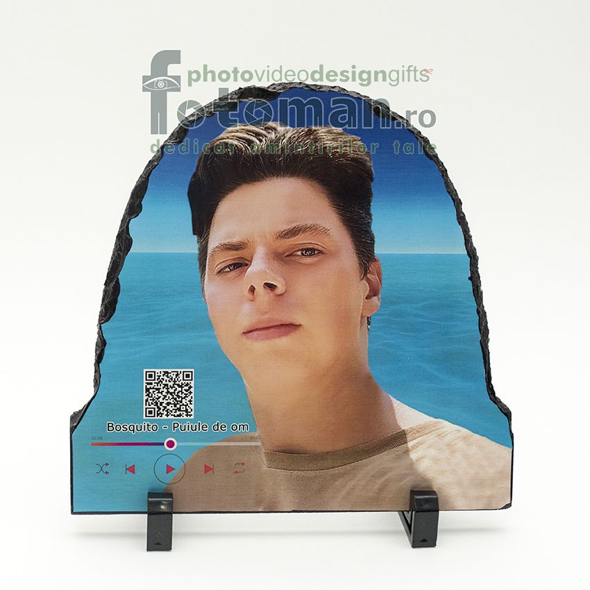 Piatra muzicala Youtube (cod QR)