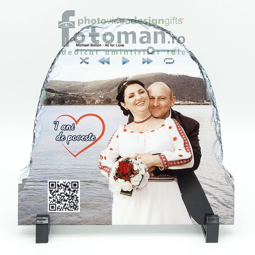 Piatra muzicala Youtube (cod QR)