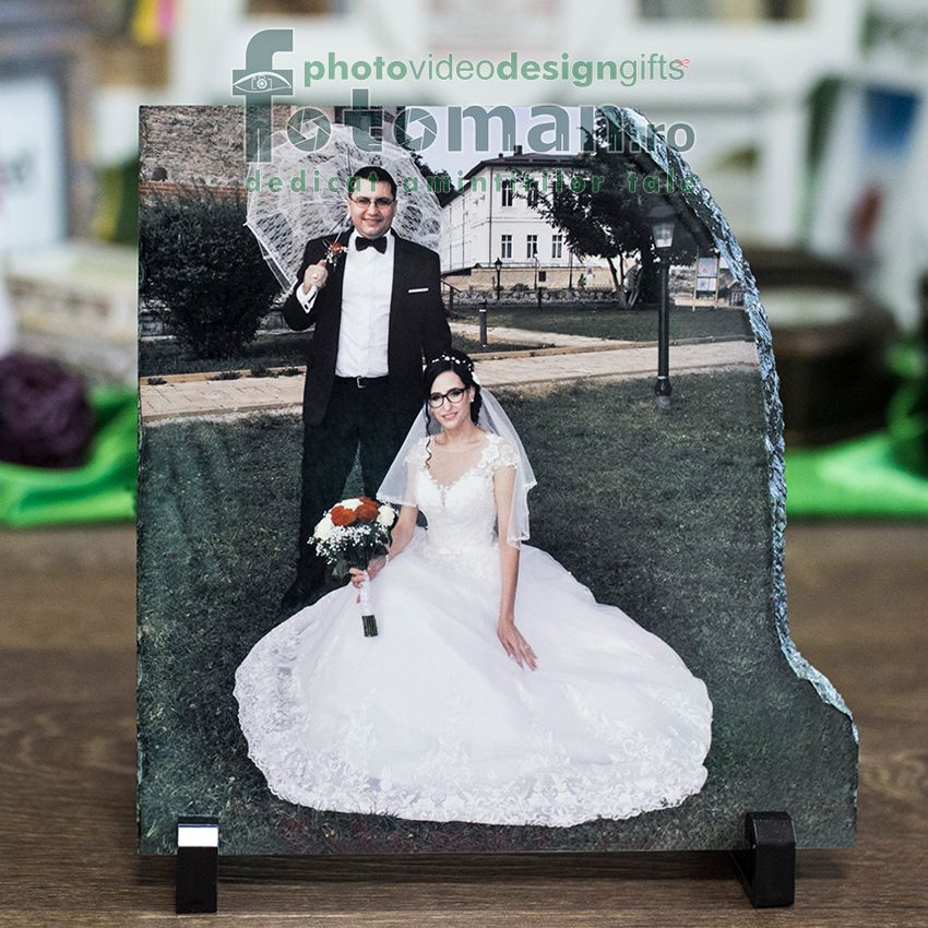 Piatra personalizata-decupare lateral