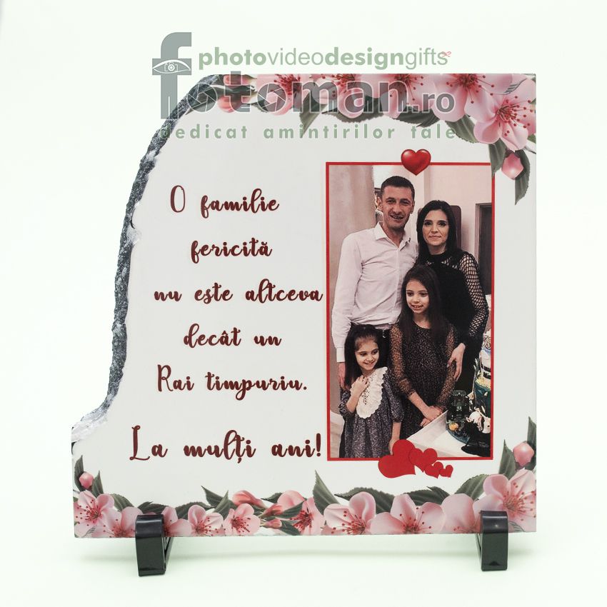 Piatra personalizata-decupare lateral