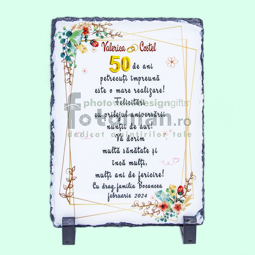 Piatra personalizata-dreptunghi